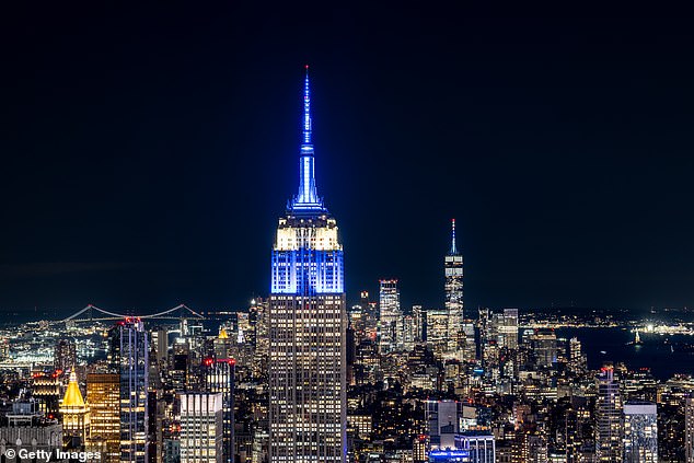 Over the weekend, the Empire State Building was lit up in blue and white in solidarity with Israel