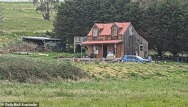 The Amorosi Hut at Narre Warren North is a dark blot on an otherwise picturesque landscape