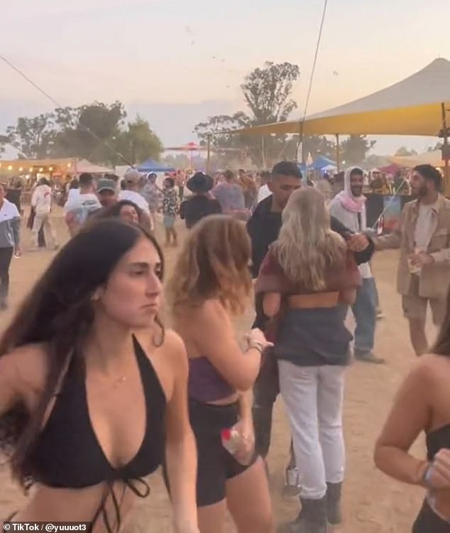 Israeli revelers could be seen dancing in the desert at dawn on Saturday, completely unaware that within minutes members of the Hamas militant group were about to descend from the sky and incite terror