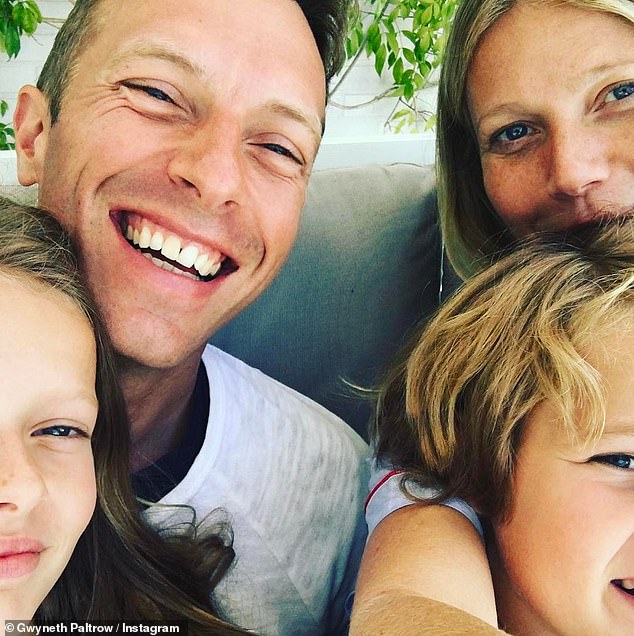 Family relationship: Gwyneth and Chris famous in 2014 after a decade together and share two children: a daughter named Apple (19) and a son named Moses (17)