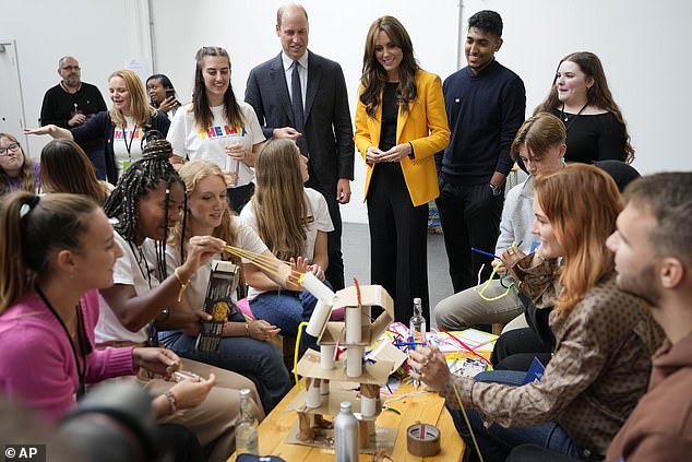 The Prince and Princess of Wales join young people as they take part in a series of workshops which focus on emotions, relationships and community action