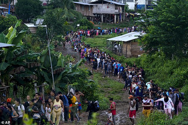 The dangerous 575,000-hectare jungle connects Colombia and Panama and serves as a route to the US for desperate migrants