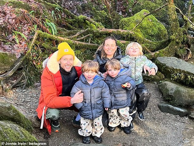 Family: Jonny and Jessica have been married since October 2016 and share three sons, Rex, four, and three-year-old twins Rafa and Cormac