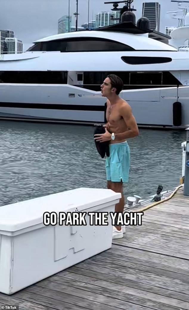 One of his comedy clips featured his character 'Louis' yelling at a yacht owner