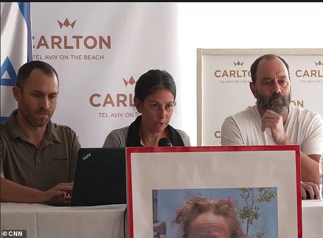 The families of missing Americans in Israel gathered today at a press conference in Tel Aviv to share their stories