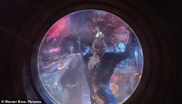 Let her out!  Heard has a blink-and-you'll-miss-it cameo in the official trailer for Aquaman and the Lost Kingdom - amid claims her role was cut after Johnny Depp trial