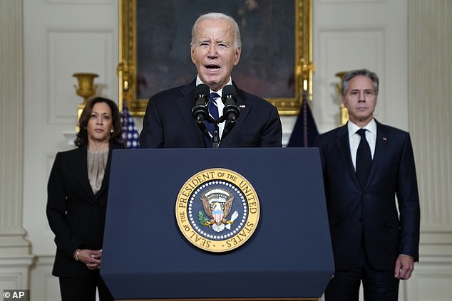 President Joe Biden confirmed last night that 14 American citizens were killed and at least 20 were taken hostage