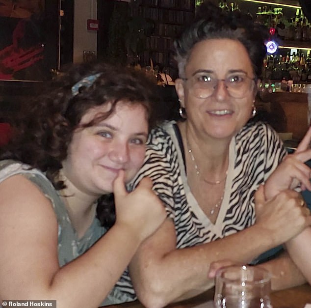 Galit Dan (right) said her daughter (left) was abducted by Hamas from Kisufi Kibbutz