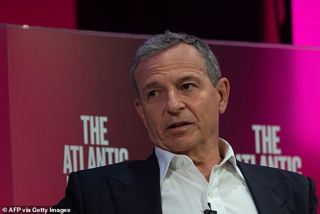 Iger (pictured) revealed in September the company would 'shut down the noise' around cultural issues because it was shown to be bad for business