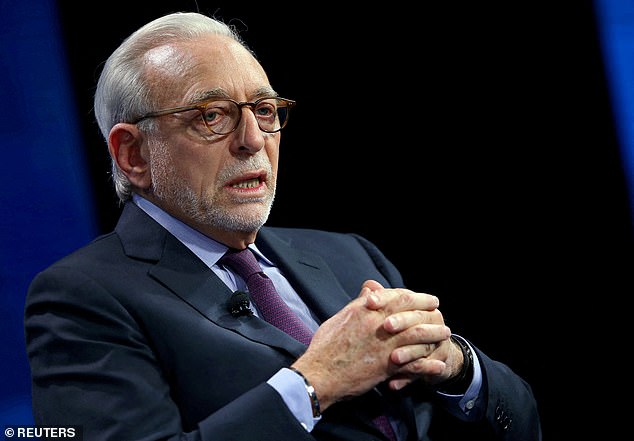 Peltz (pictured) first launched a proxy war in January calling on Disney to 'restore the magic' amid criticism that the media conglomerate has become too political.  He backed off when Iger agreed to make cuts, but he seems to be on the rise again