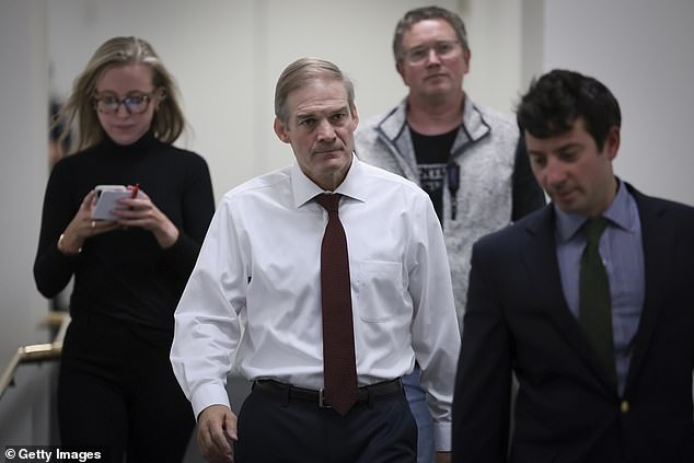 Rep. Jim Jordan, chairman of the powerful Judiciary Committee, is running against Scalise for the speech