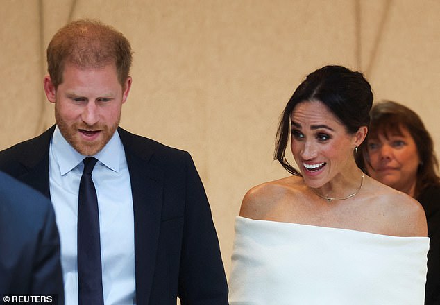 Prince Harry and Meghan Markle left a 30th Street Hudson Yards garage to go down the block and end up in another garage on 33rd Street to attend their mental health summit