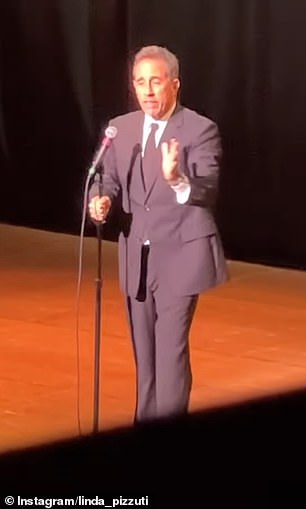 The comedian (69) took questions from the audience during his stand-up show at the Wang Theater in Boston on Saturday.