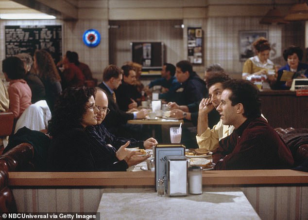In the controversial two-part ending, Seinfeld and his friends - Elaine Benes (Julia Louis-Dreyfus), George (Jason Alexander) and Kramer (Michael Richards) - were executed for cracking jokes and not intervening during a robbery.