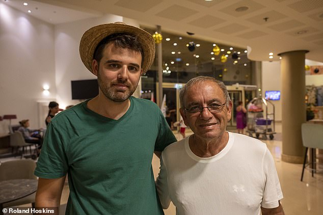 Shmuel Harel (L) survived with kibbutz veteran Benny Hason (R) after Hamas terrorists swept in