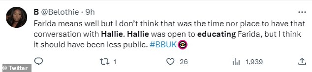 1697006986 376 Big Brother fans praise transgender Hallie for educating housemates after