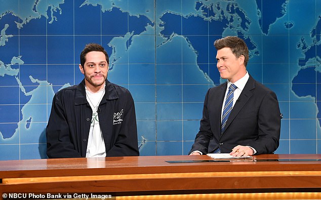 Fellow SNL star Pete Davidson blasted Chevy for his comments, saying: 'Fucking Chevy Chase.  He's just a really bad, racist person and I don't like him'