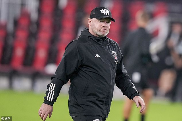 Back in the UK: Rooney announced his departure from DC United on Sunday after they failed to qualify for the play-offs