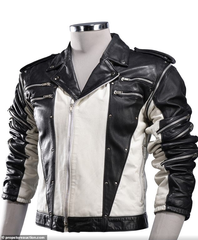 Let's go, let's go... : Bidding for the late King of Pop's black and white zip top - which has no size or maker's mark - starts at £100,000 but is estimated to fetch between £200,000 and £400,000 at auction