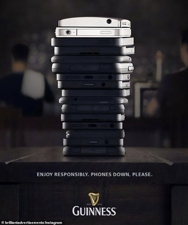 Guinness wanted to promote more social interaction in the bar by asking customers to put their phones down while enjoying a pint