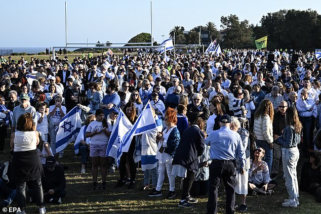 Representing the prime minister at the Sydney vigil, Mr Butler said the government condemned Hamas' actions 'unequivocally'