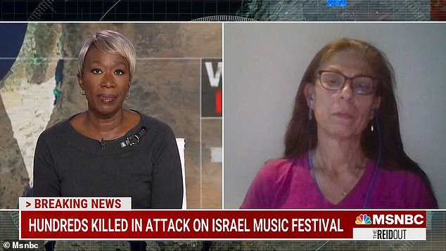 Her mother, Hannie Ricardo, appeared on Joy Reid's MSNBC show Tuesday night to share her horror with Hamas