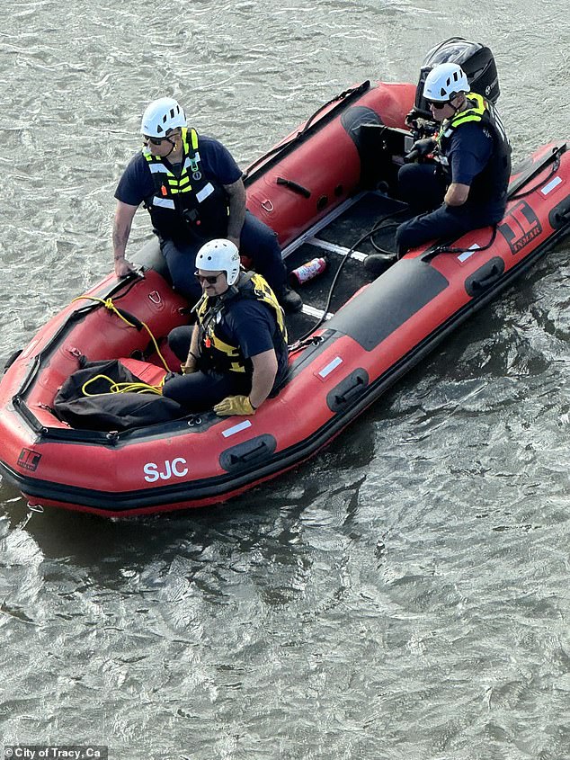 The unconscious mother washed ashore a short time later with major injuries, but the Good Samaritan did not return