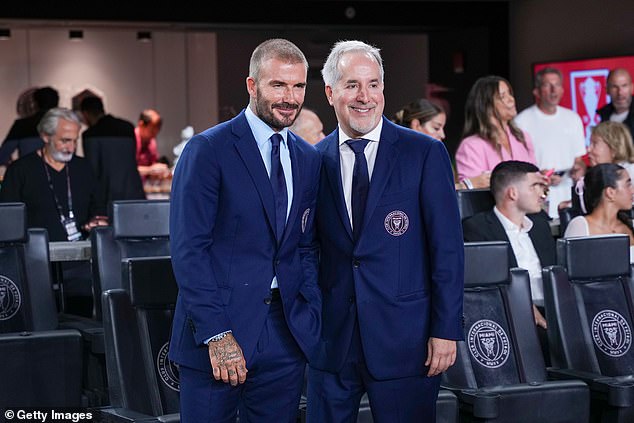 Beckham (left) said the choice to bring Messi to Miami had impacts that went beyond the club.