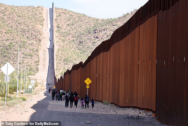 Migrants can reach the Tucson sector of Arizona.  The daily number of crossers here can exceed 2000 people, including people from all over the world