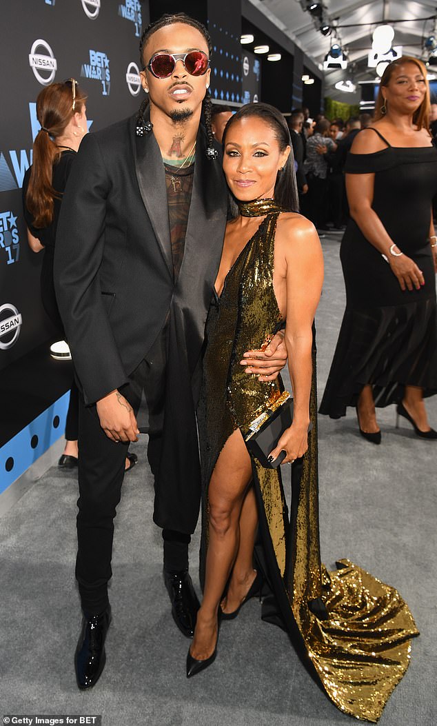 Jada had a relationship with singer August Alsina in 2016, which she later called a 'mess' before admitting it was a relationship.