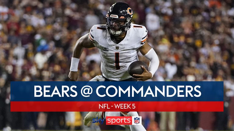 Highlights of the Washington Commanders taking on the Chicago Bears in NFL Week 5