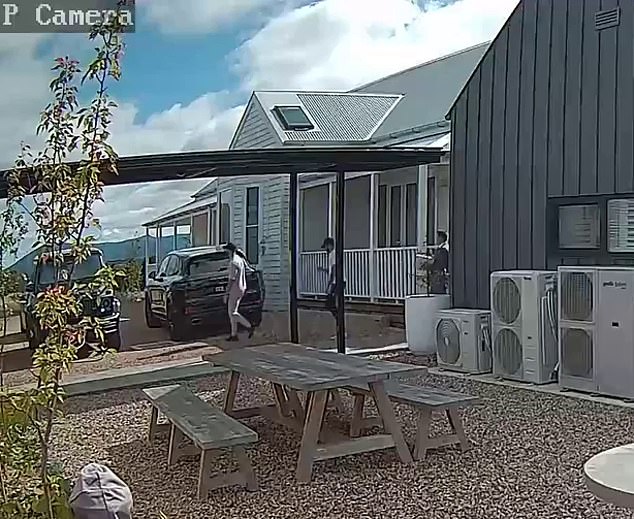 Property investor Adrian 'Lambo Guy' Portell was caught on camera removing items from the house before handing it over to his family.