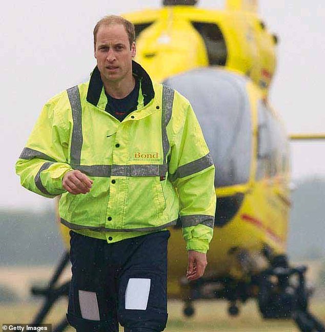 Prince William has spoken of having to be 'armed' while working for East Anglian Air Ambulances, as he raised concerns about managing the long-term mental health of emergency staff