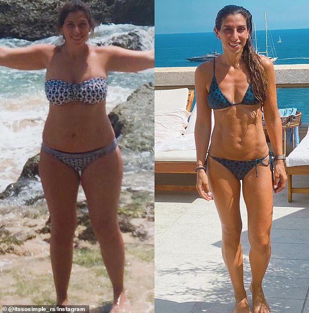 After Rachael started working out at home, she lost 1kg per week just by slowly changing her diet, taking 10-minute walks around her block, and doing weights for 20 minutes on her bedroom floor
