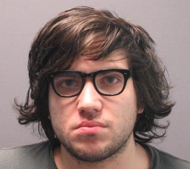 A mugshot of the arrest of Nicholas Rossi by police in Massachusetts in 2010