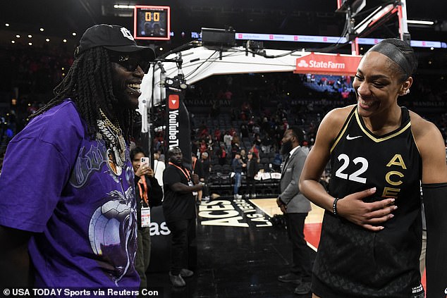 Philadelphia 76ers forward Montrezl Harrell was photographed in attendance for the game.