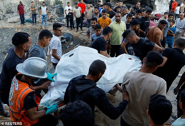 Palestinian officials have said the death toll in Gaza is already close to 1,200 ahead of an expected Israeli ground invasion