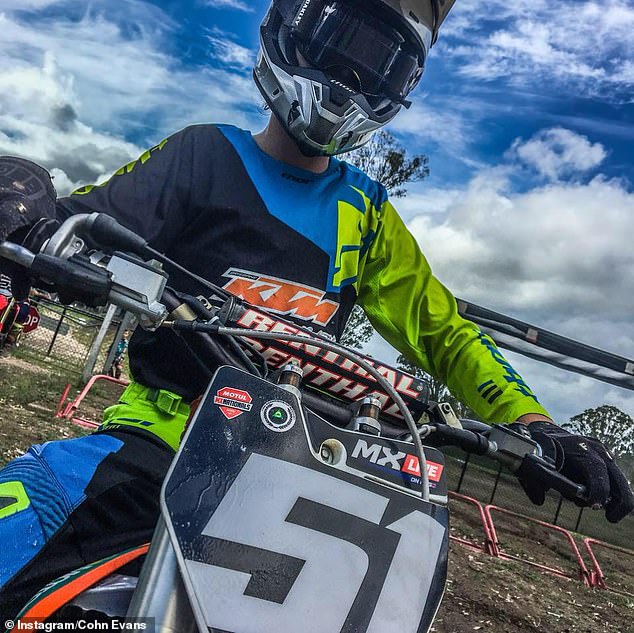 Cohn Evans was a professional motocross rider before his life was tragically cut short