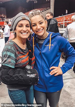 Olympic gymnast Mary Lou Retton (left) is fighting for her life in an ICU, her daughter (right) announced