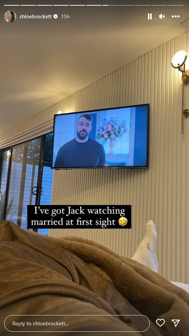 Nice!  They enjoyed cuddling in bed while watching the E4 hit Married At First Sight