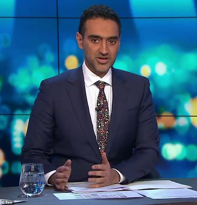 Waleed Aly (above) on Thursday warned against banning Palestinian protests, saying that this 