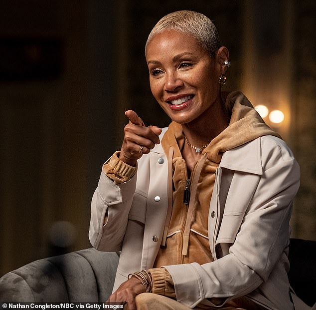 Speaking to FEMAIL, Judi James suggested the 52-year-old actress almost appeared 'proud' to break the spoon during her sensational interview on the Today show, as she is in her 'comfort zone' thanks to Red Table Talks.