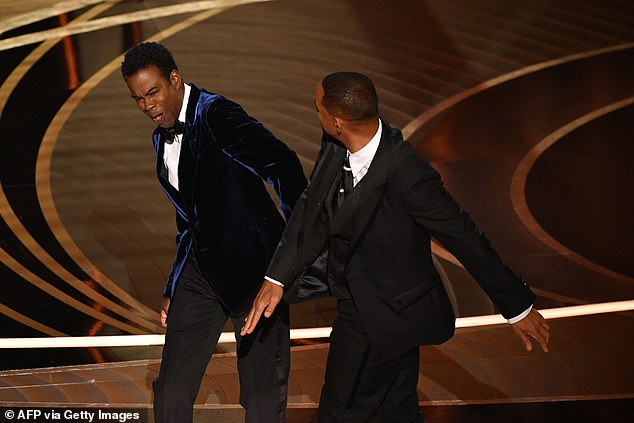 At the 94th Academy Awards, Will famously slapped comedian Chris when he joked that Jada looked like 