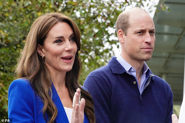 The princess waved to members of the team at Bisham Abbey National Sports Centre, revealing her hand has been bandaged again