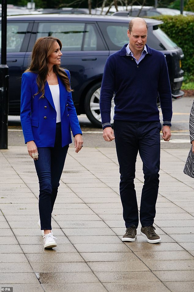 The royal couple are visiting a SportsAid mental fitness workshop as part of their work on World Mental Health Day week