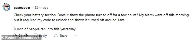 An easy way to check if your iPhone has turned off at night or not is to open the Settings app and navigate to Battery.