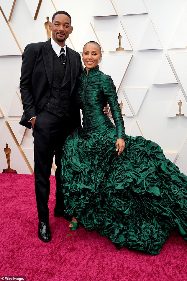 His fault: Will clarified after the fact that Jada wasn't to blame for the slap, saying she didn't ask him to do anything about Chris' joke about her shaved head, which was in response to hair loss from alopecia was not  ;  seen at the 2022 Oscars