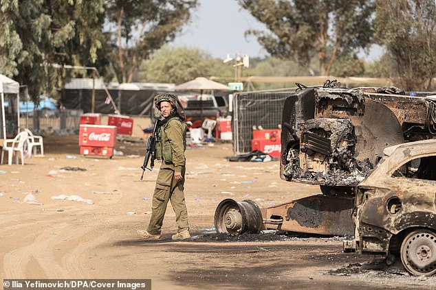 The area around the festival site remains tense, five days later