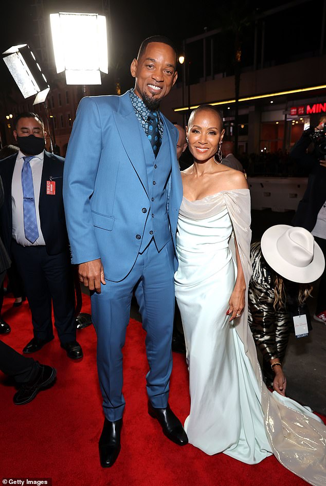 Divorced: Jada revealed on Wednesday that she had considered a legal divorce from Will, 55, but could never go through with it.  The pair tied the knot in 1997, before secretly separating in 2016;  they are seen in 2021