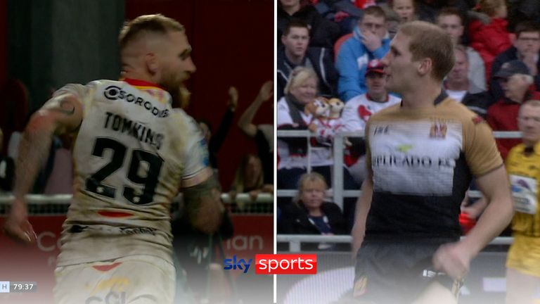 Sam Tomkins taunted St Helens fans with the same celebration almost 13 years later!